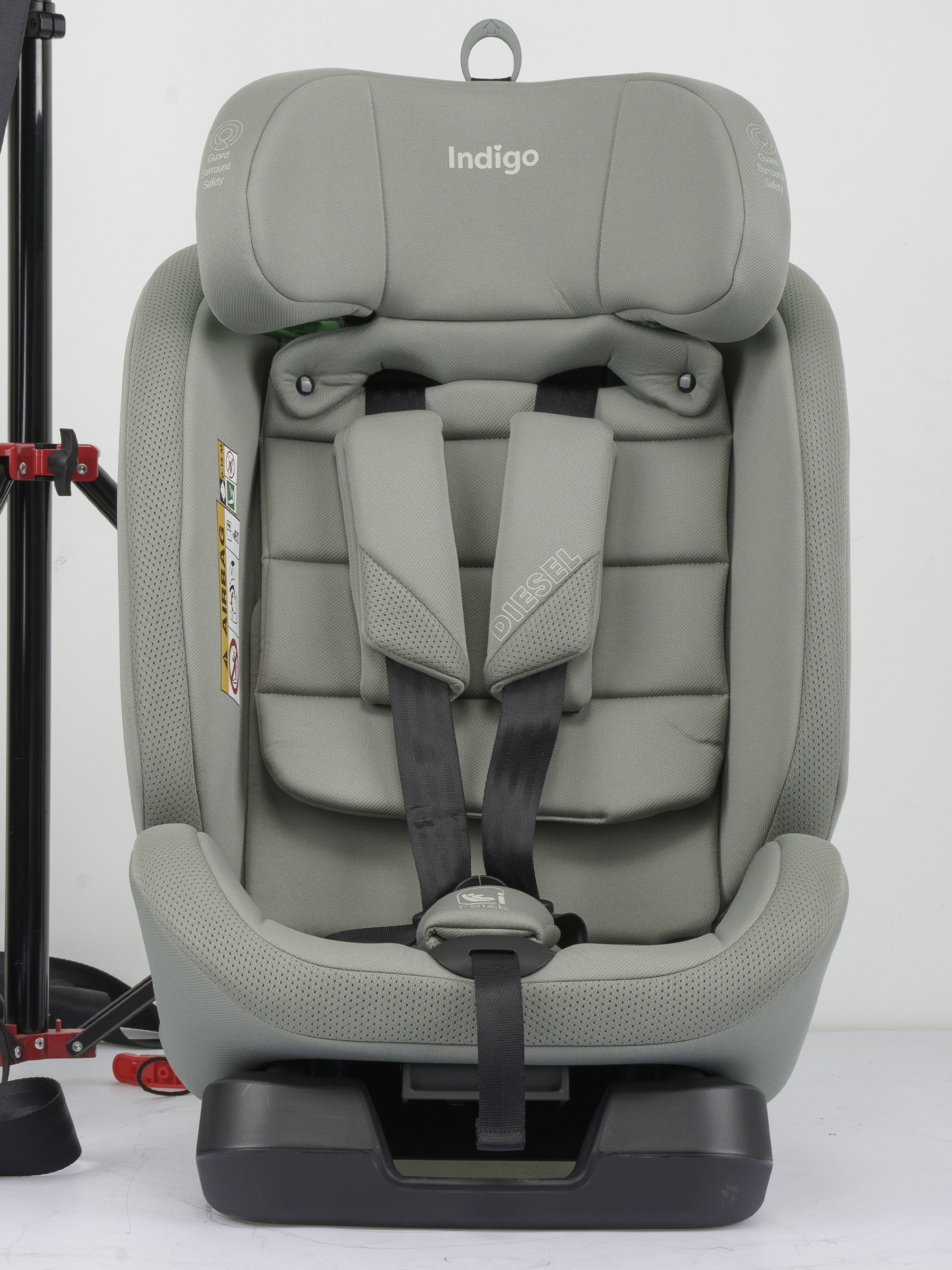 Автокресло Indigo Diesel I-SIZE, группа 0/1/2/3 0+/1/2/3 (0-36 кг) зеленый - фото 5