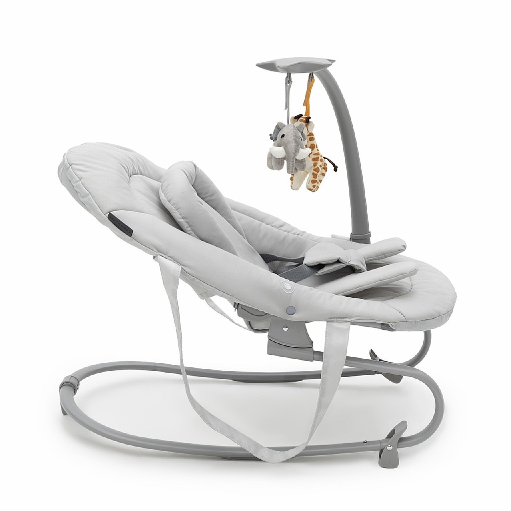 Стульчик для кормления agex Seat’n Sleep серый - фото 10