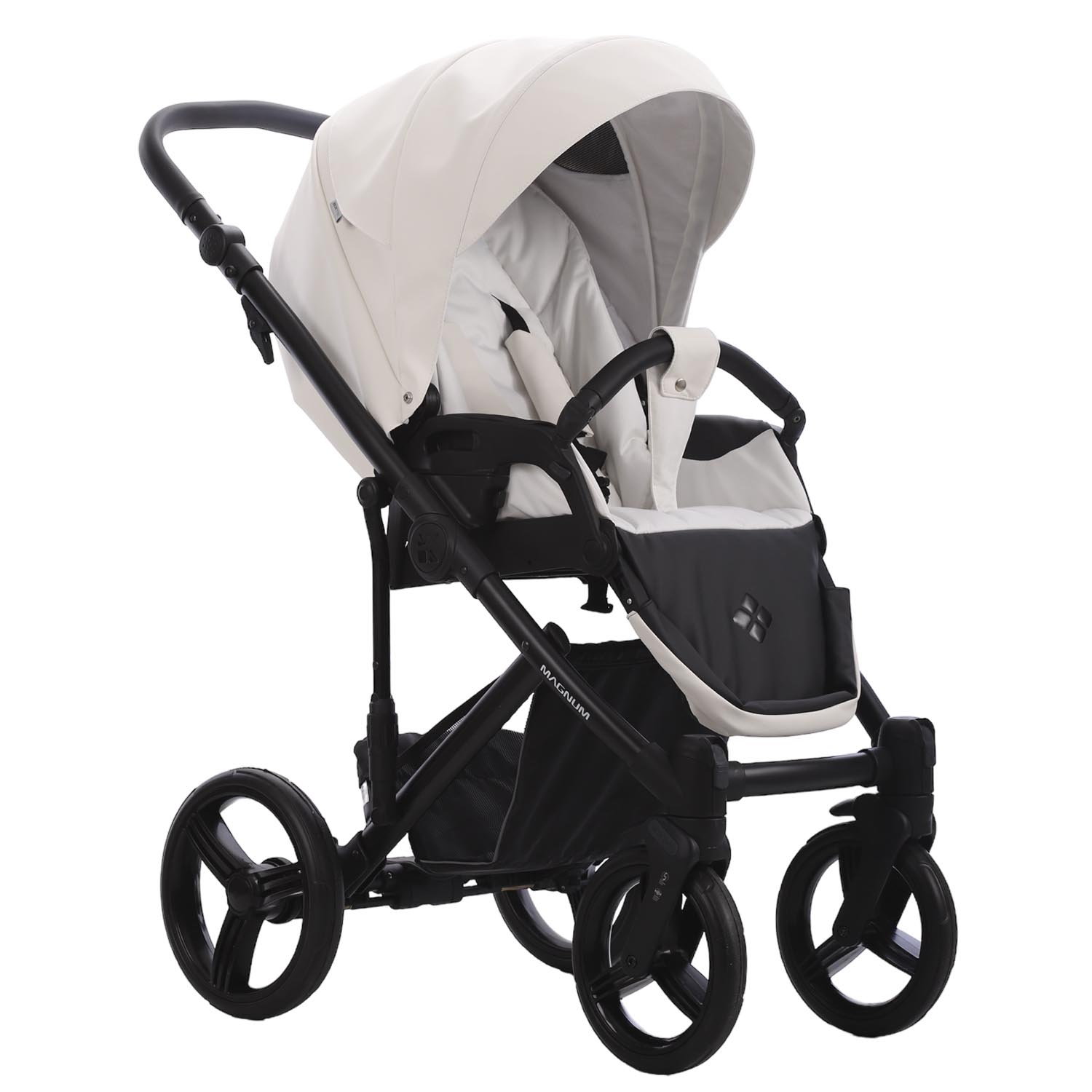 Коляска 2в1 Bebetto Magnum Light Pro белый - фото 5