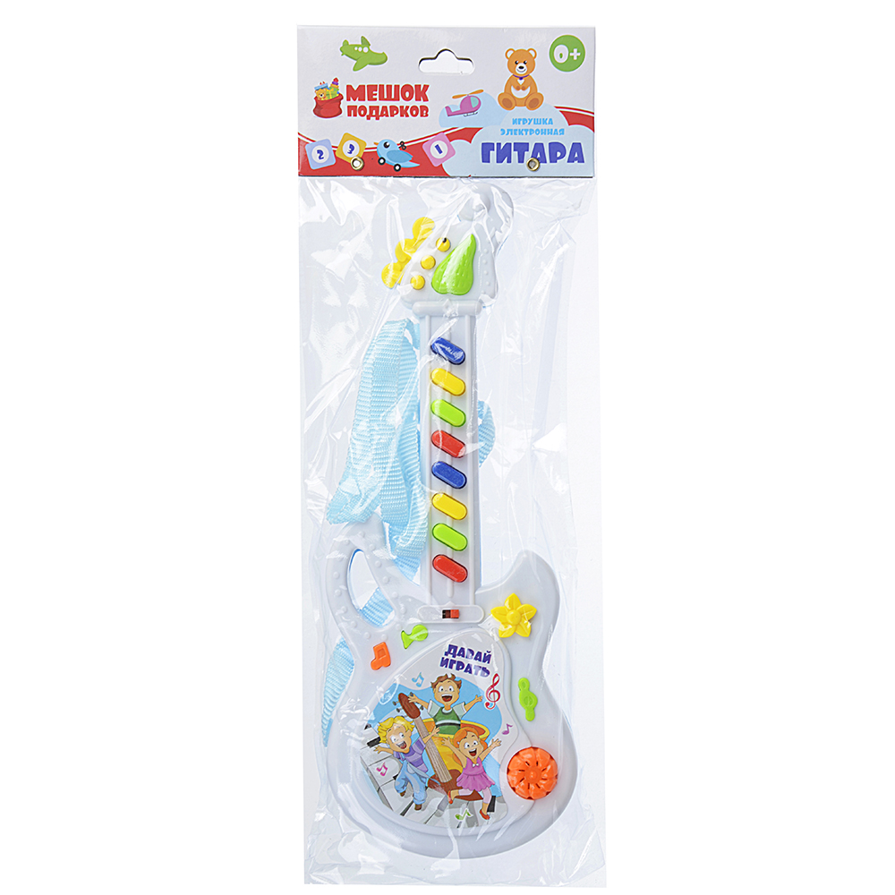 Игрушка музыкальная МЕШОК ПОДАРКОВ гитара - фото 2