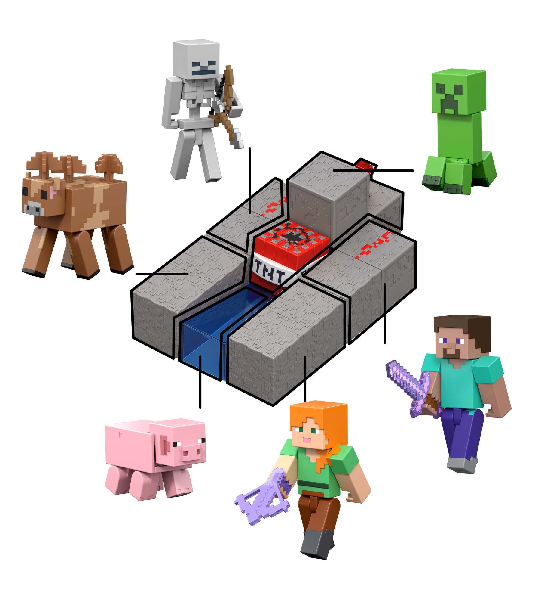 Фигурка Minecraft Skeleton - фото 5