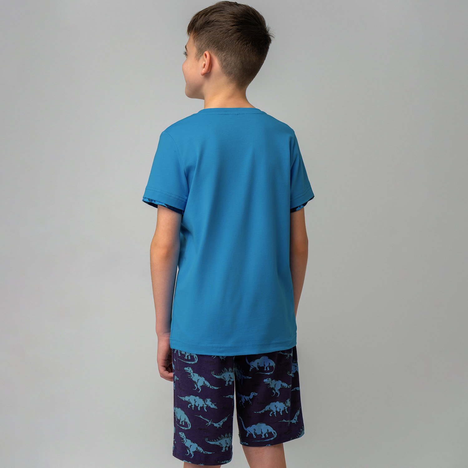 Пижама BONITO KIDS цвет голубой страна производства Узбекистан ⚡️ заказать за 663 ₽ в интернет-магазине Детский мир. Размеры в наличии . Бесплатная доставка. Читайте отзывы, характеристики, смотрите 10 фото SS6100голубой SS6100голубой - фото 3