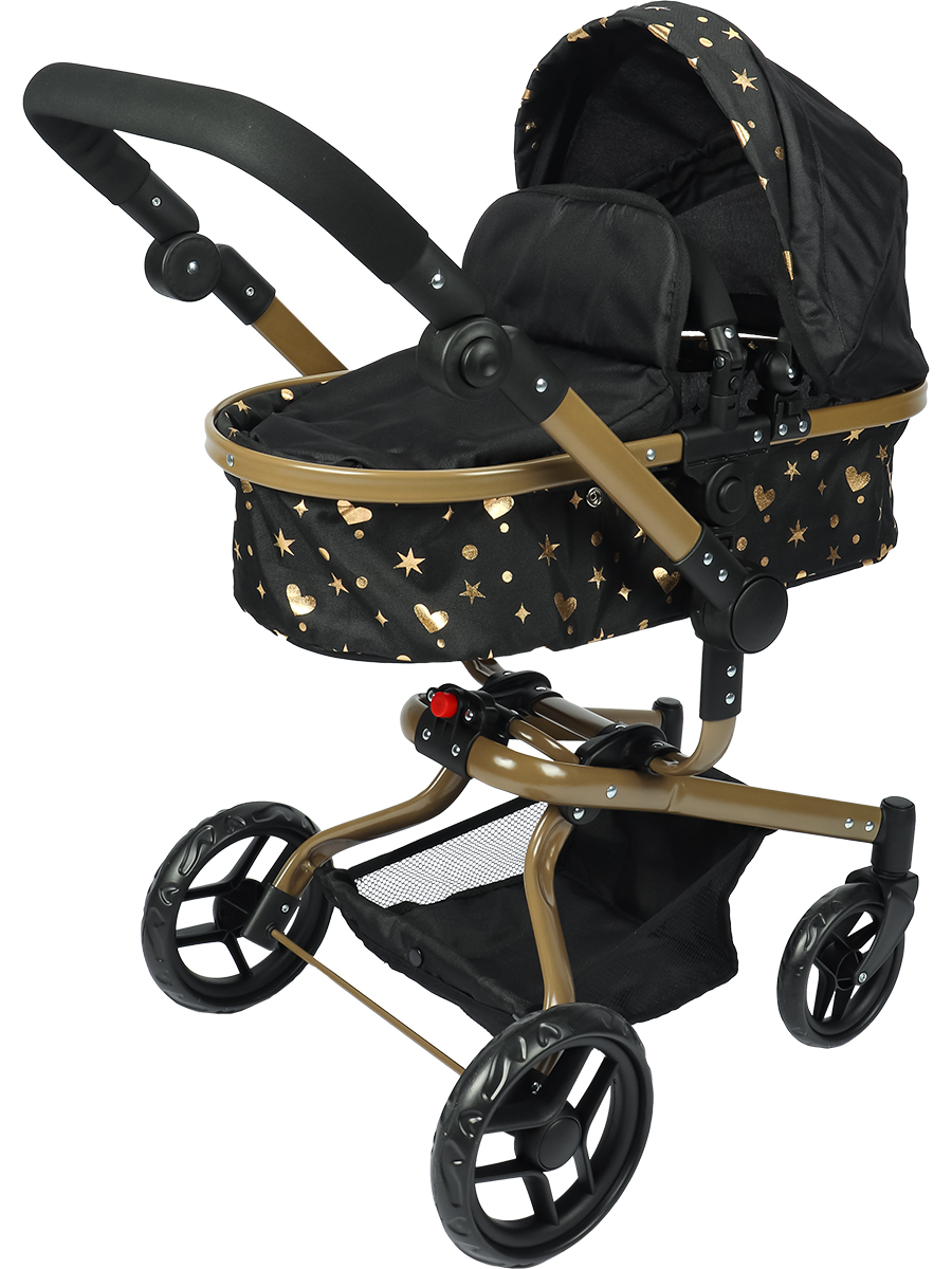 Коляска-трансформер для кукол Рыжий кот 9695-GN - фото 1