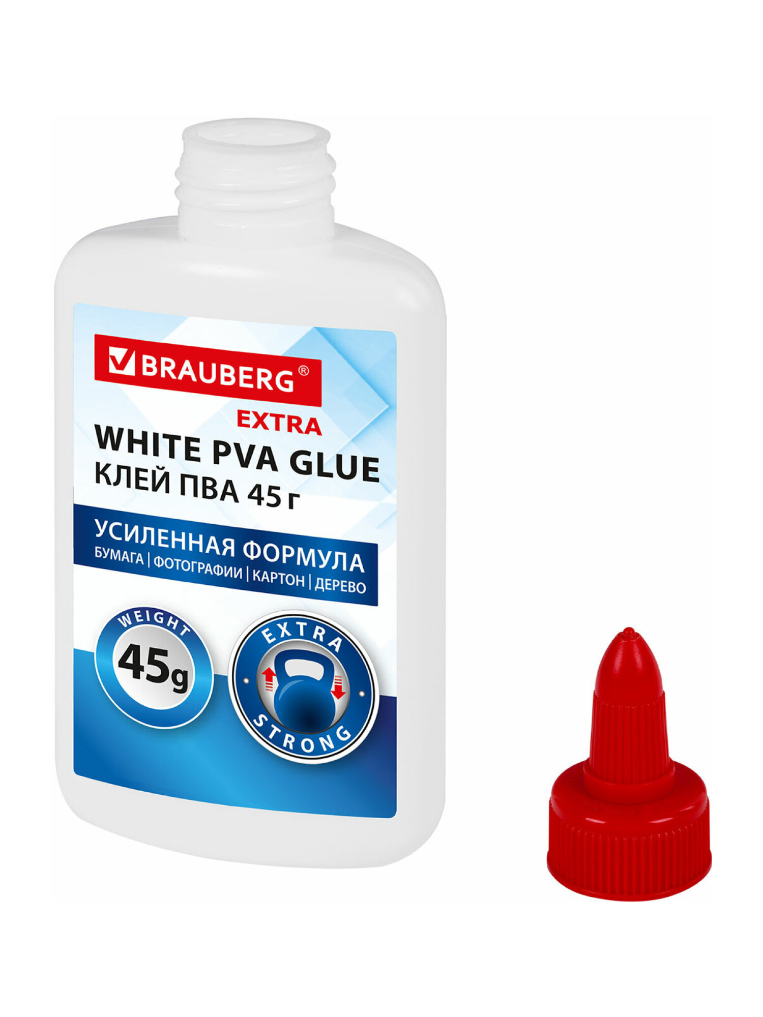 Клей ПВА Brauberg 45 г 1 шт. - фото 3
