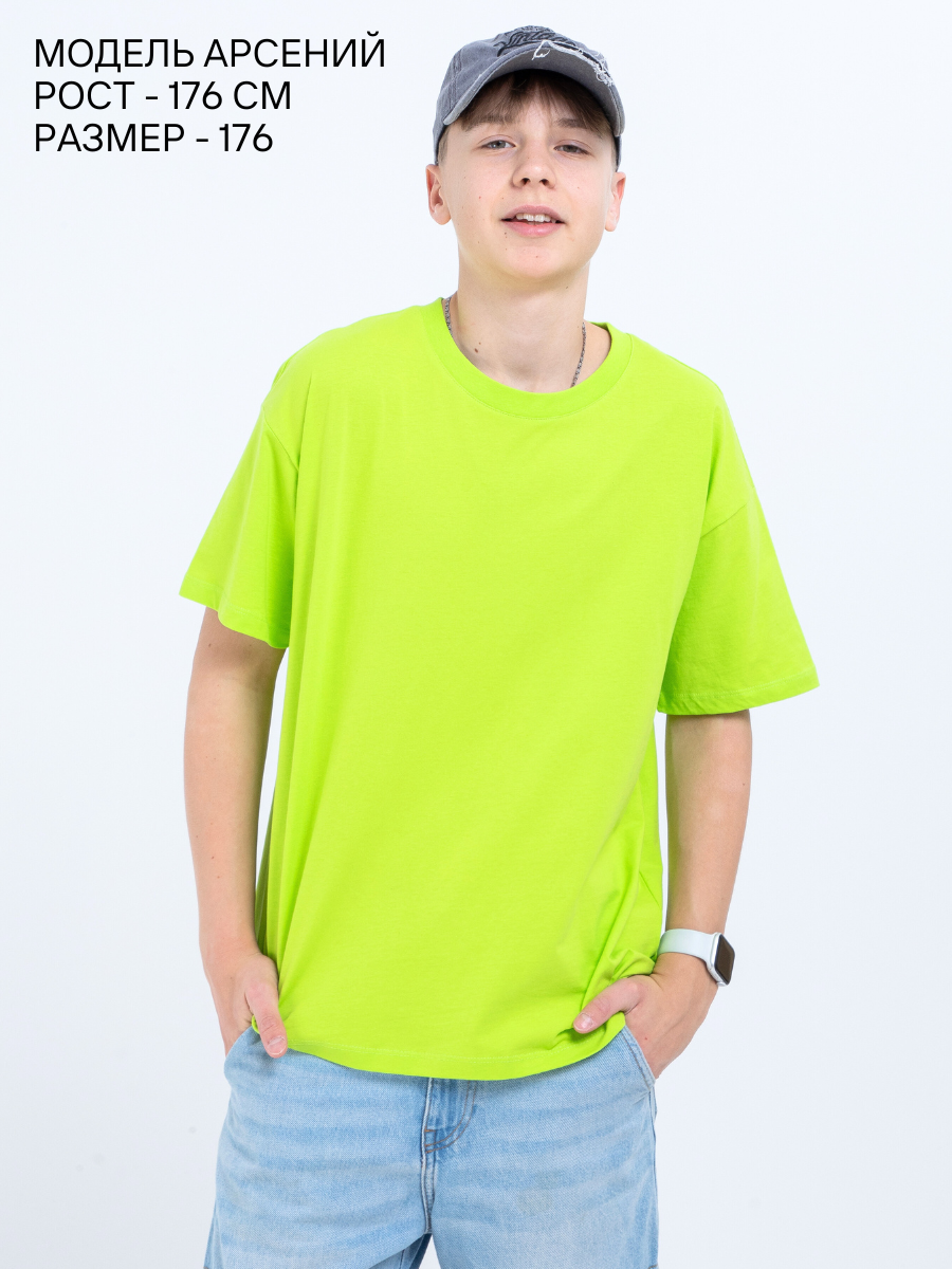 Футболка STELLA MODA 11601._салатовый - фото 3