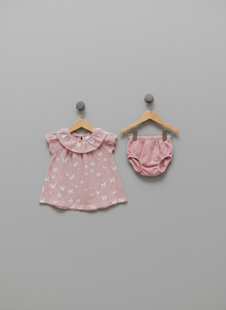 Платье и трусы Bunnyphant М-002/пудровый - фото 2