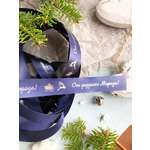 Ленты Составнички темно-синий-серебро-15-от дедушки мороза