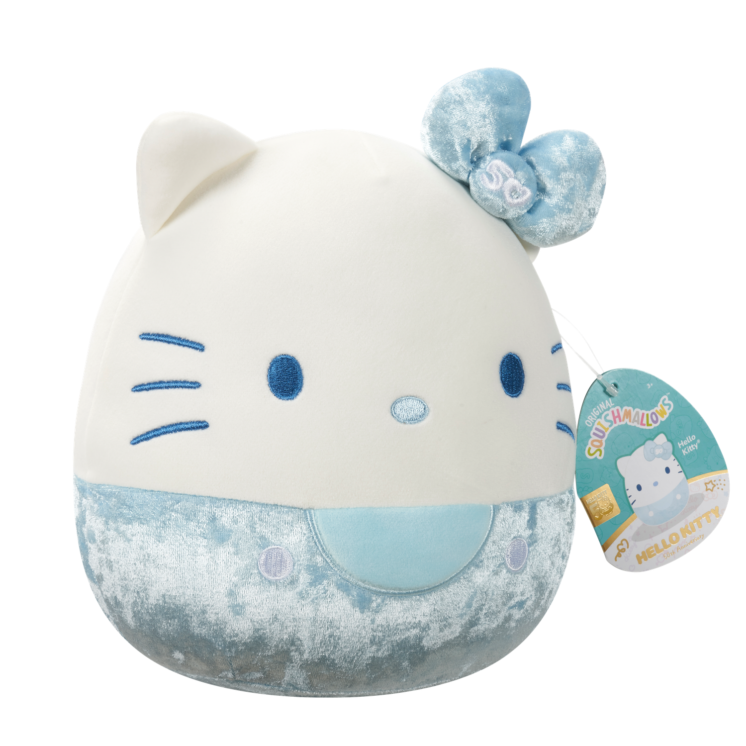 Игрушка мягкая Squishmallows Голубая китти - фото 3