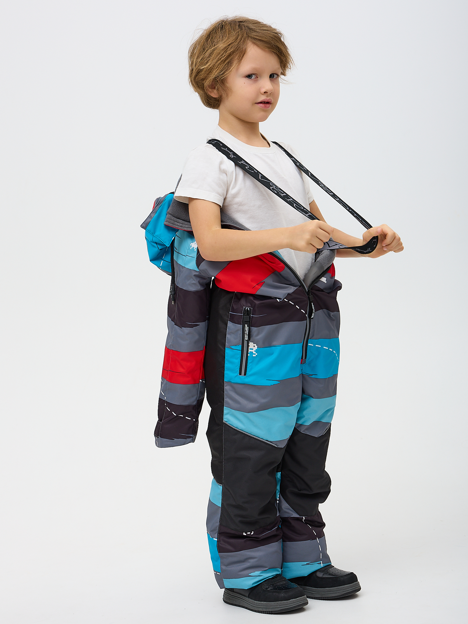 Комбинезон Kvartet 853 серо-красный - фото 14