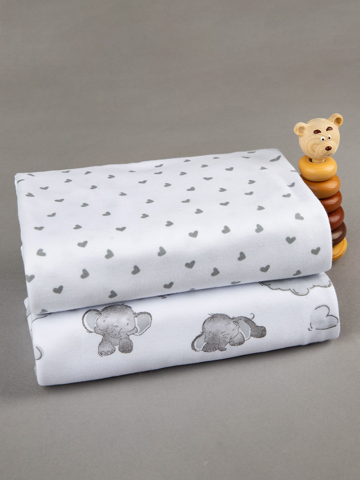 Пелёнка inlovery трикотаж 85х100 см 2 шт. - фото 12