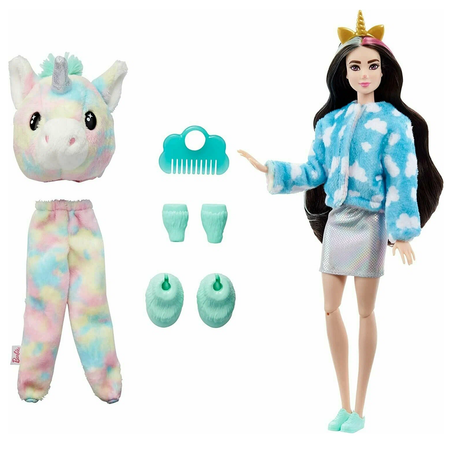 Кукла модельная Barbie Cutie Reveal Единорог
