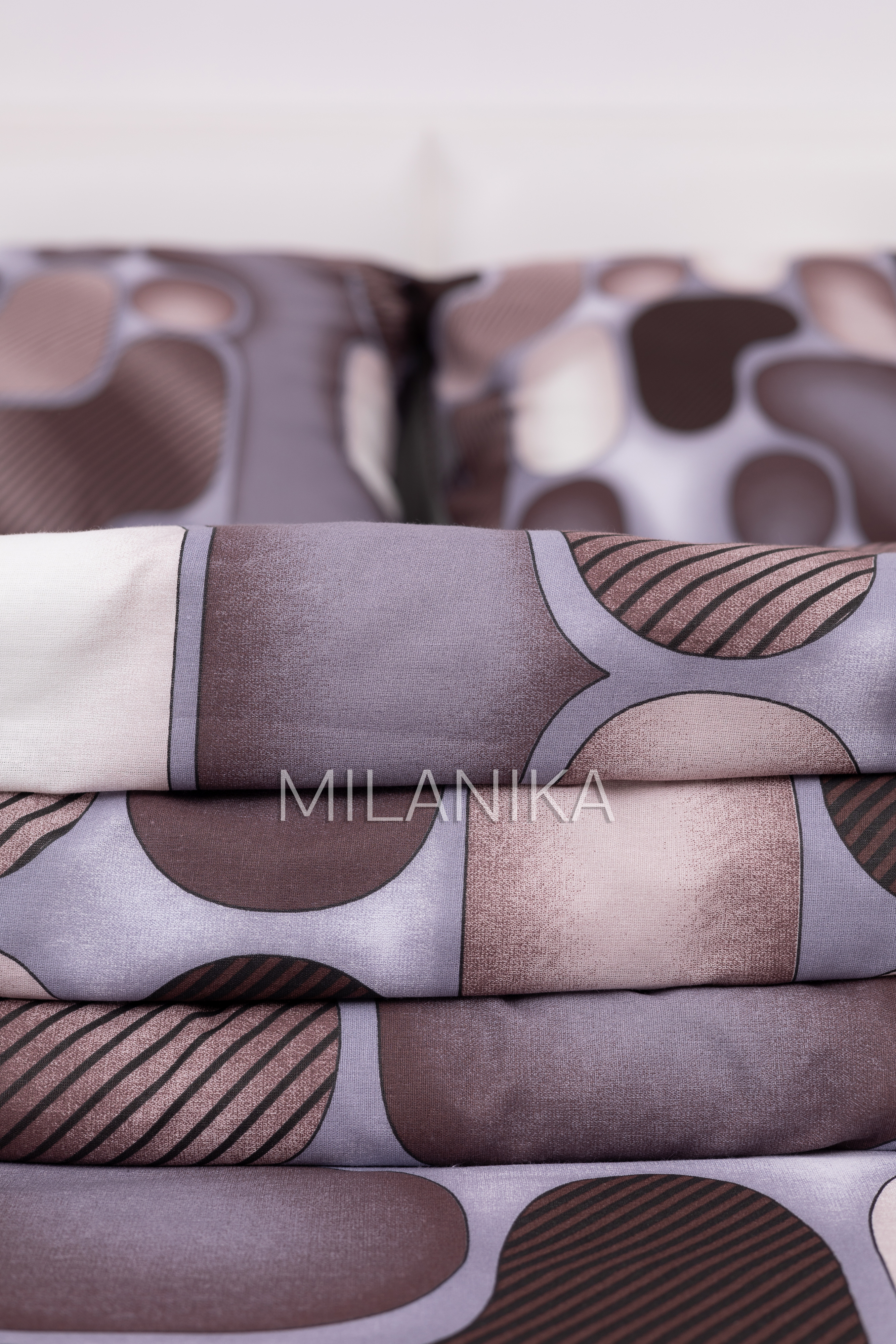 Комплект постельного белья MILANIKA 1,5 спальный с 2 нав 70х70 см - фото 12