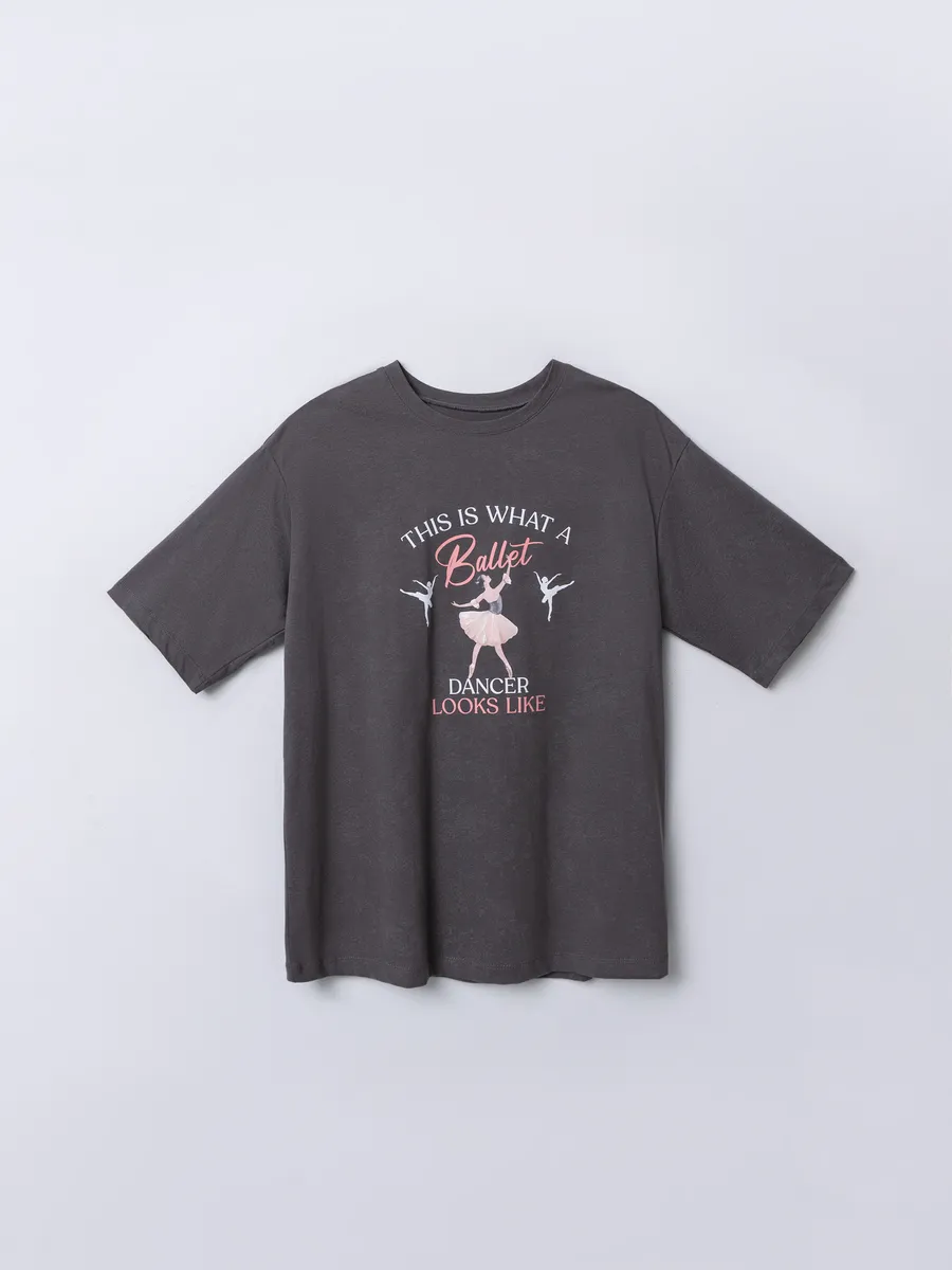 Пижама Mark Formelle (Марк Формэль) 592596-1/потертость на сером +печать - фото 5