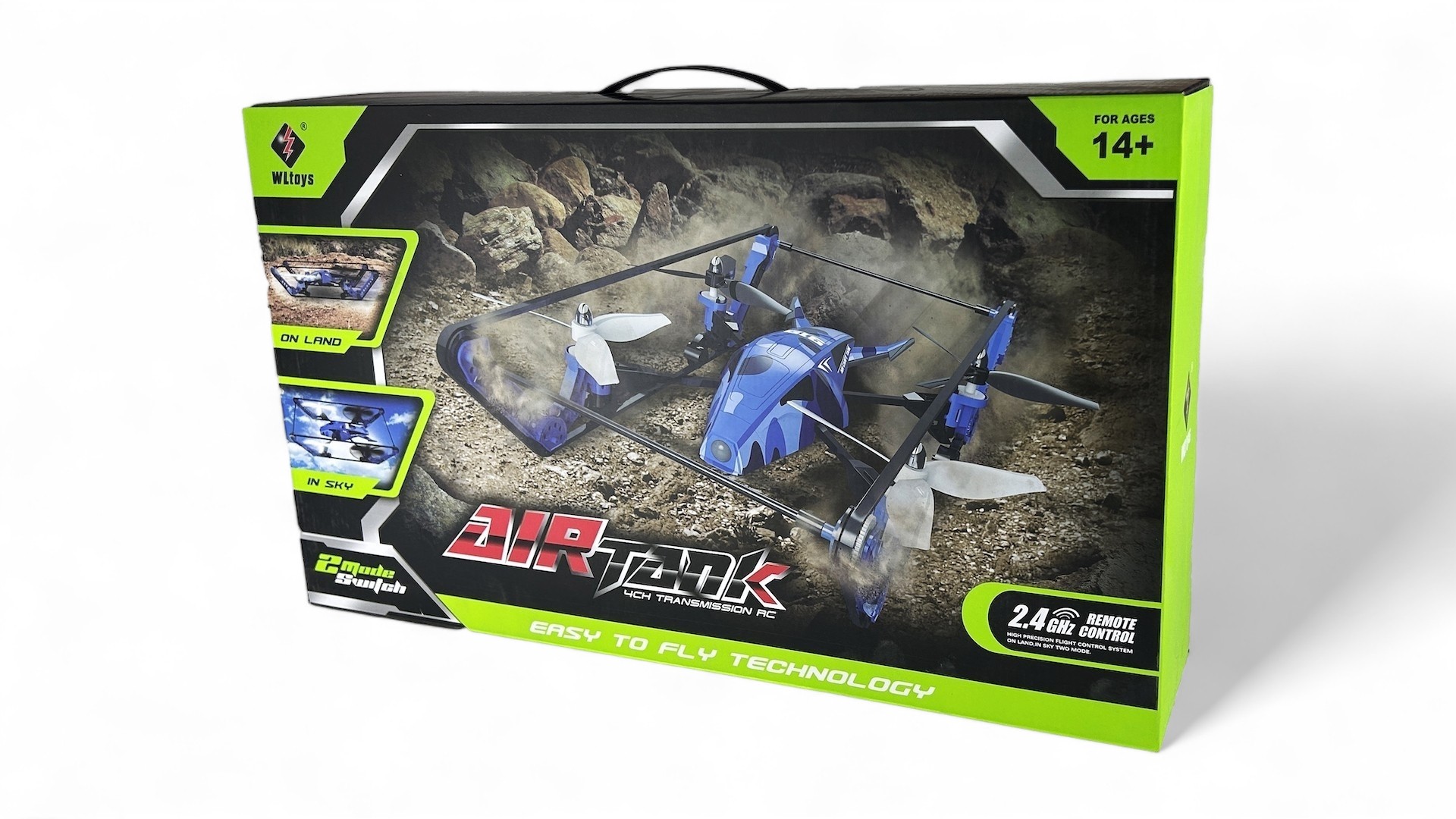 Квадрокоптер РУ WL TOYS Flying Tank - фото 6