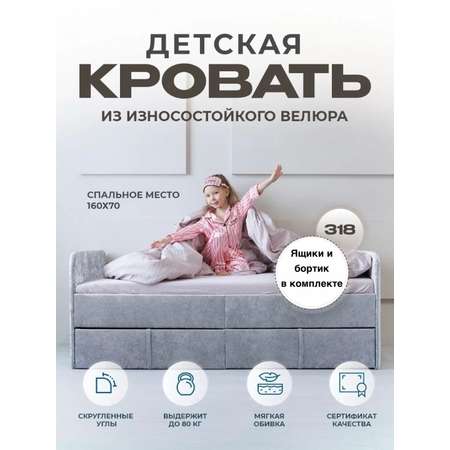 Кровать детская Три Кроватки Санни