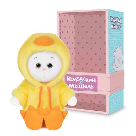 Игрушка мягкая Колбаскин и Мышель котик Колбаскин&Мышель 20 см