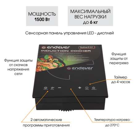 Плита ENDEVER Skyline IP-51