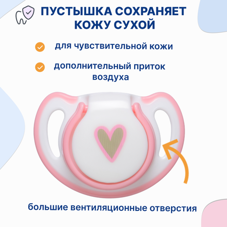 Пустышка Uviton силикон ортодонтическая от 0 мес. 1 шт. в ассортименте