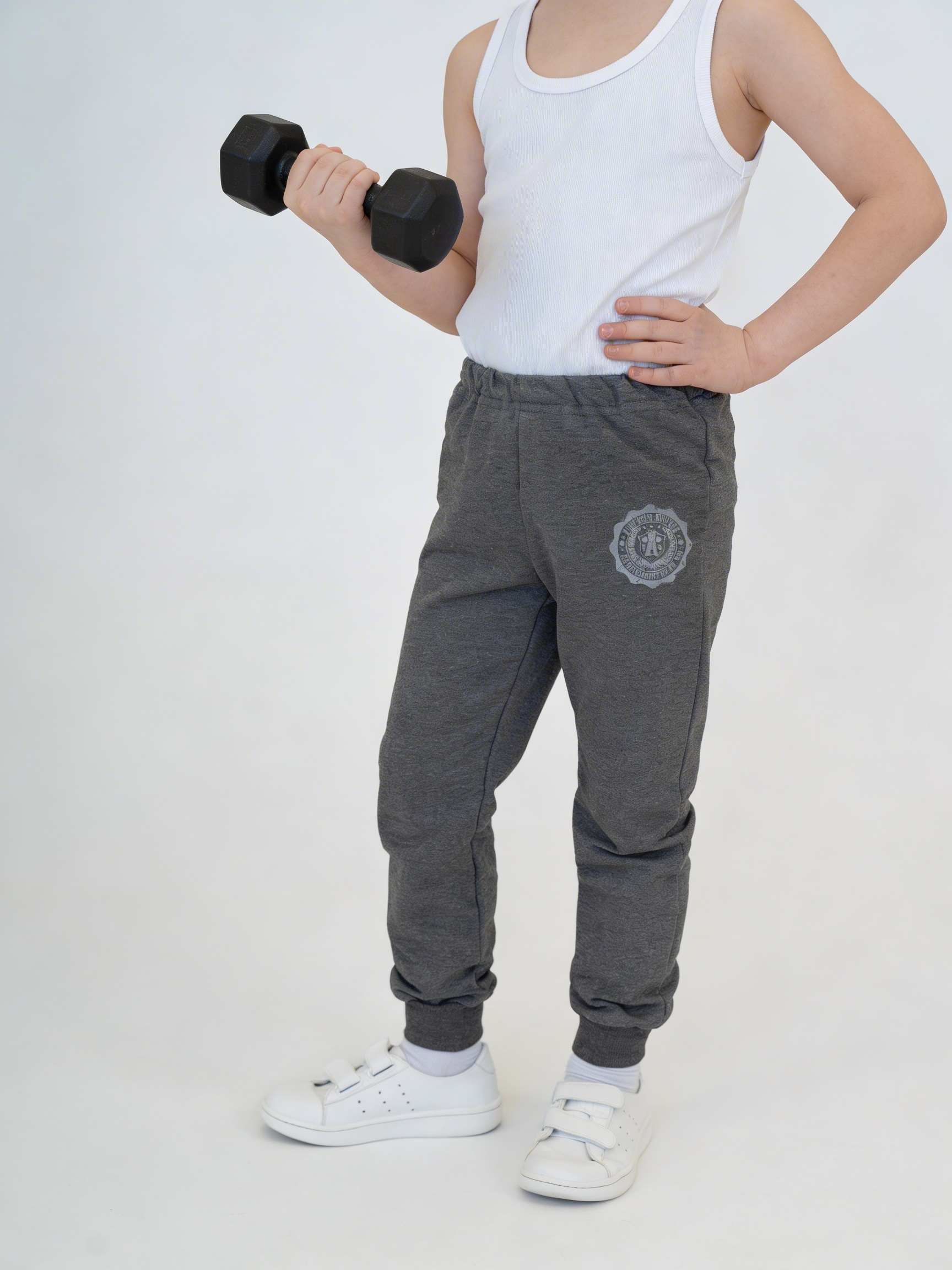 Брюки Утенок 446п антрацит колледж - фото 5