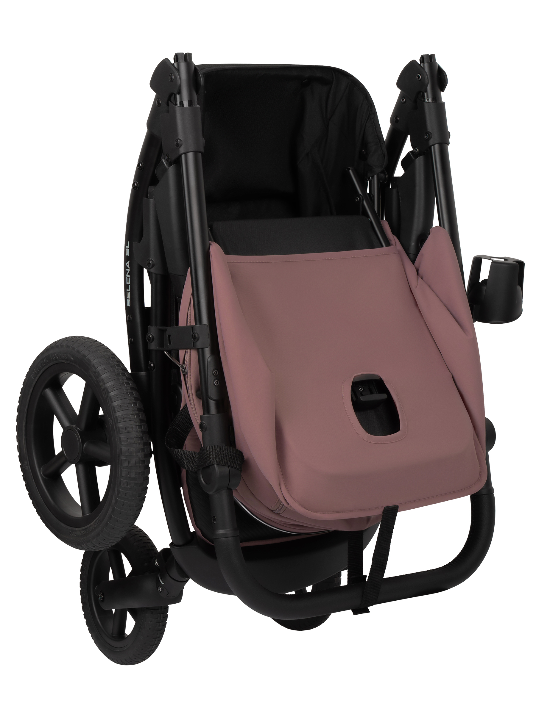 Коляска прогулочная JOVOLA Selena SL, розовый - фото 36