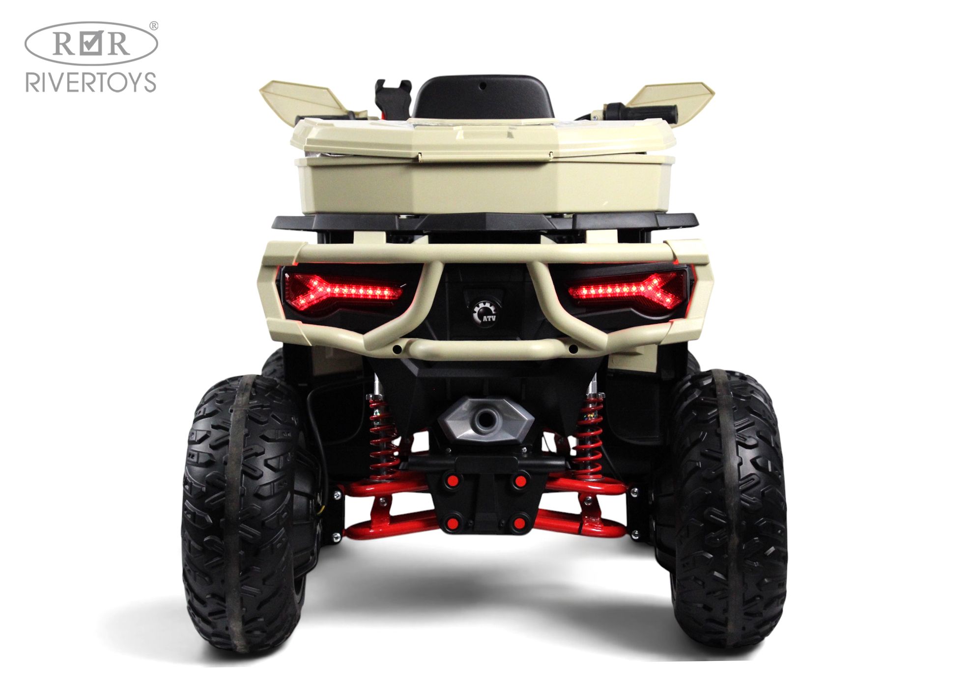 Электромобиль RIVERTOYS Z111ZZ-NEW-BEIGE С пультом ДУ - фото 10