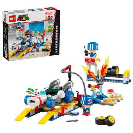 Конструктор LEGO Super Mario Гараж Тоада блочный