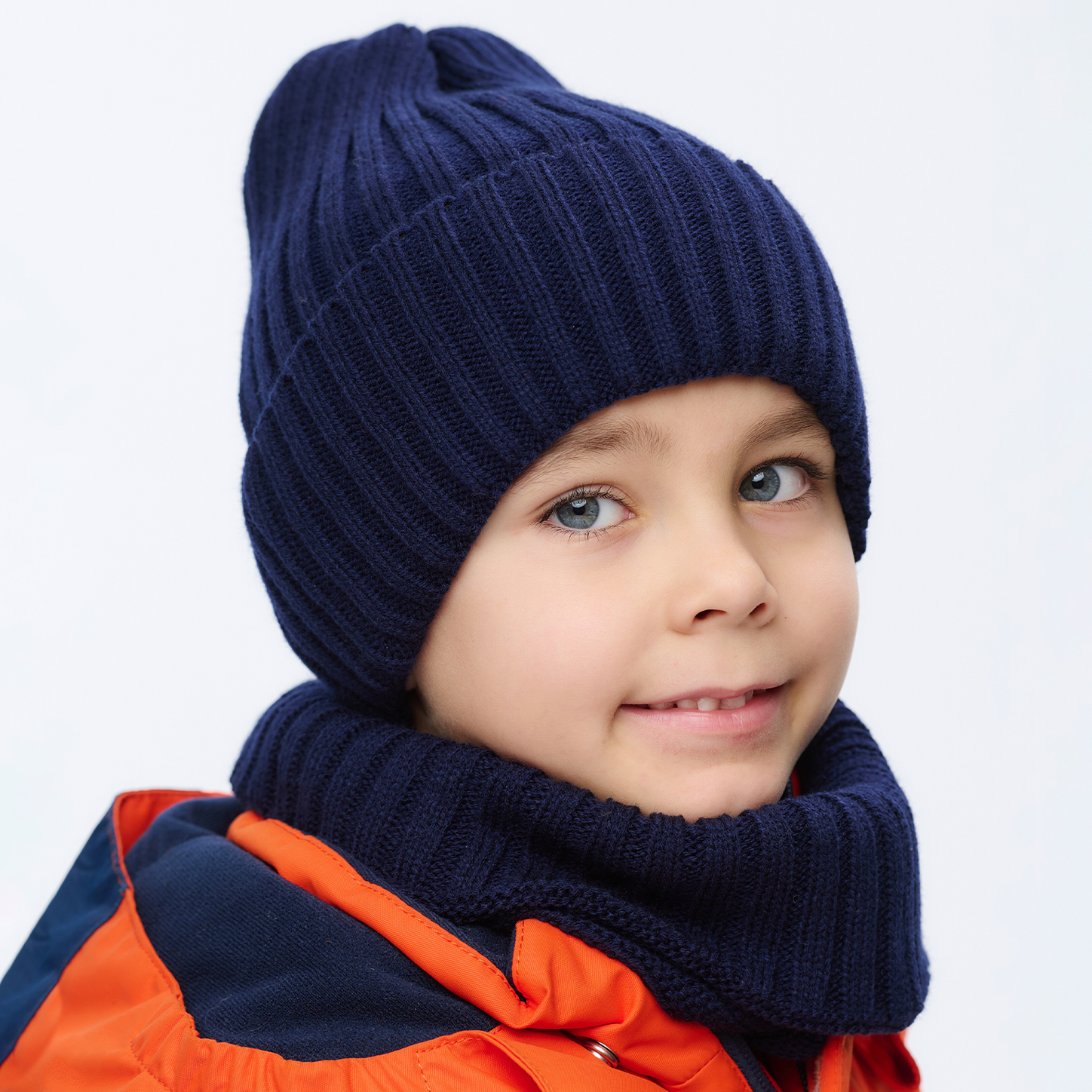 Шапка и снуд KUBRIO KU-H-45-pumpW-Dblue - фото 6