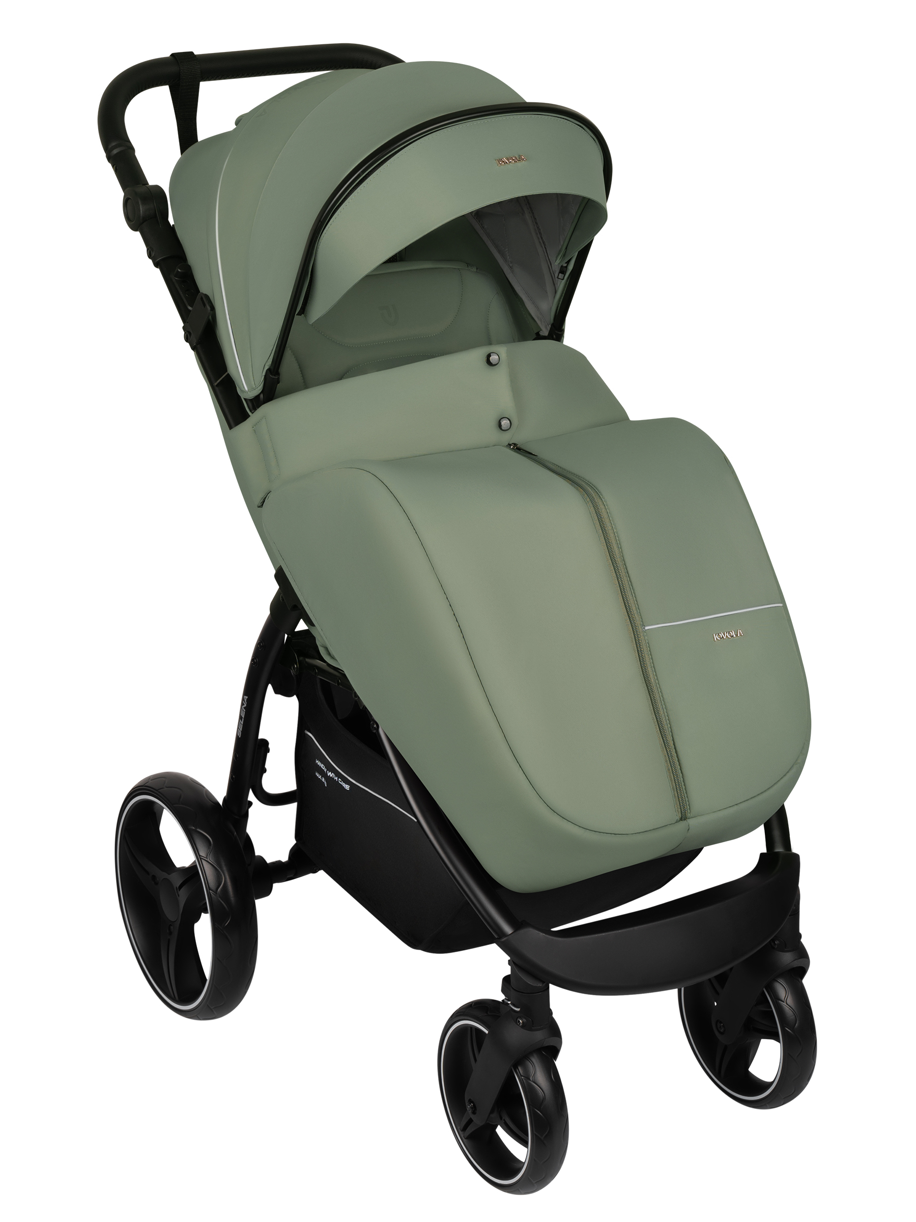 Коляска прогулочная JOVOLA SELENA 2026 всесезонная зеленый - фото 5