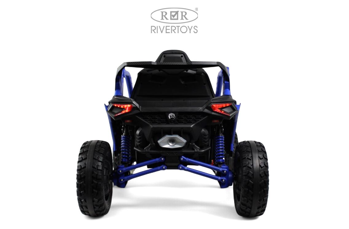 Электромобиль RIVERTOYS Z707ZZ-BLUE С пультом ДУ - фото 7