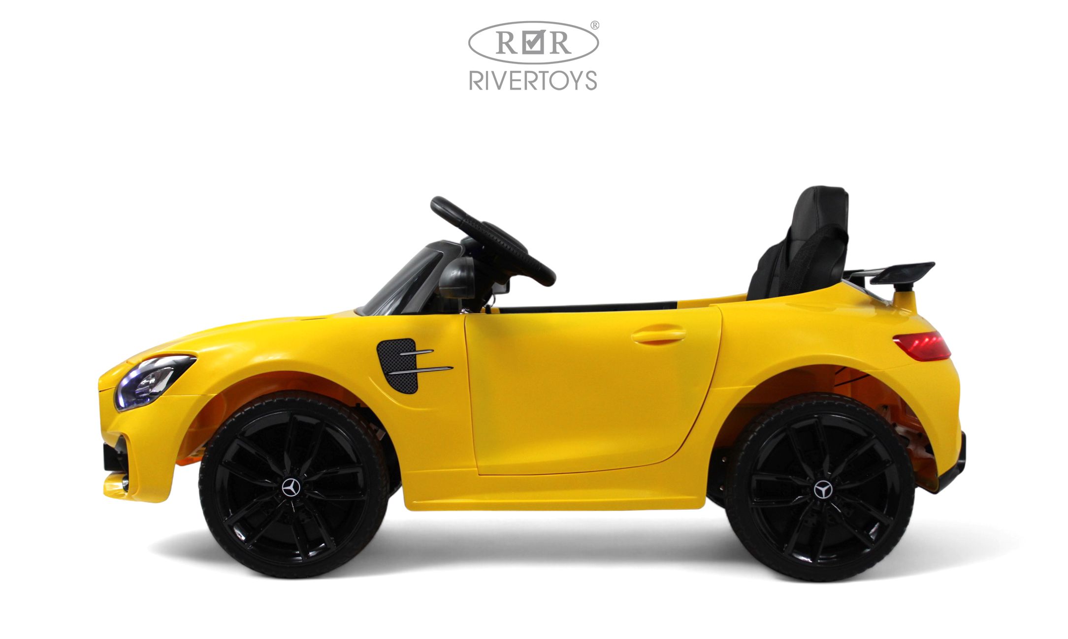Электромобиль RIVERTOYS Mercedes X777XX-AMG-YELLOW С пультом ДУ - фото 18