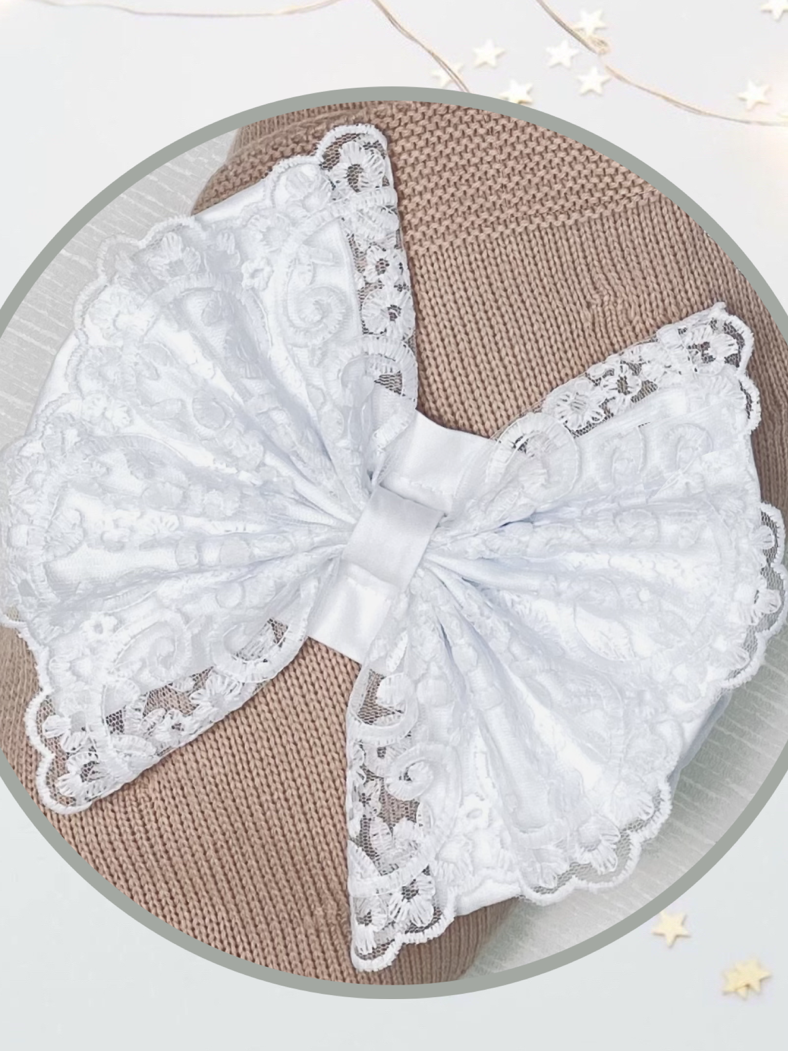 Пояс-бант для конверта на выписку Делоникс 797-3/15ББ - фото 1