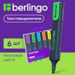 Текстовыделители BERLINGO 6 цв.