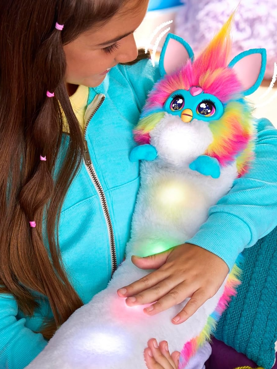 Мягкая игрушка Hasbro Ферби Furby DJ Rainbow робот - фото 15