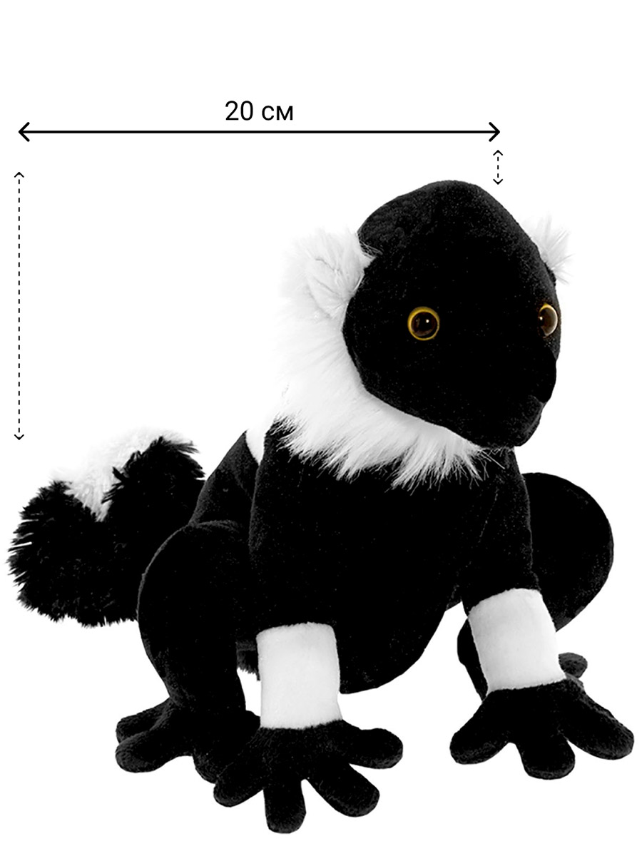 Мягкая игрушка All About Nature лемур - фото 3