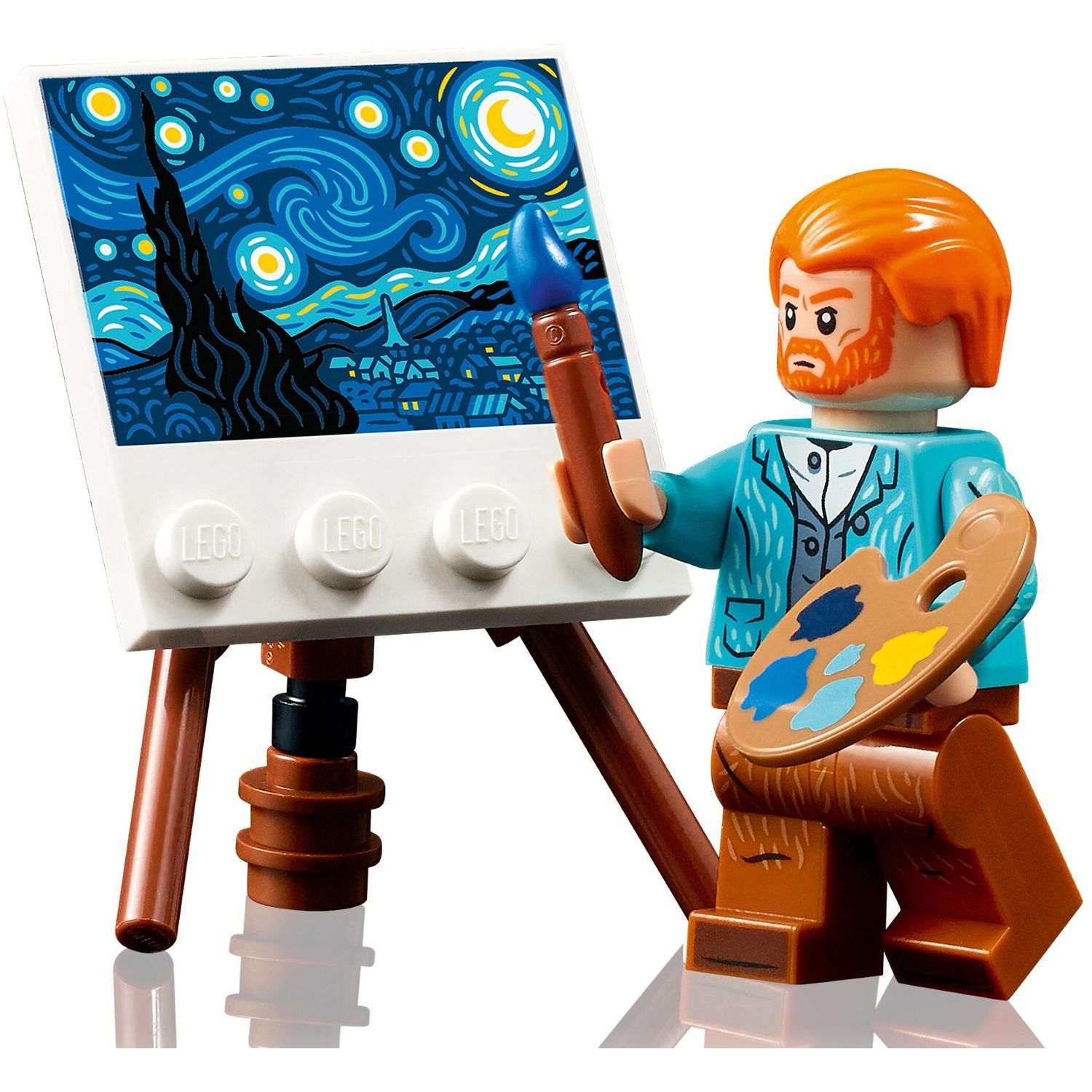 Конструктор LEGO Ideas Винсент Ван Гог Звёздная ночь - фото 6