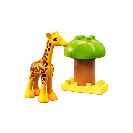 Конструктор LEGO DUPLO Wild Animals of Africa блочный