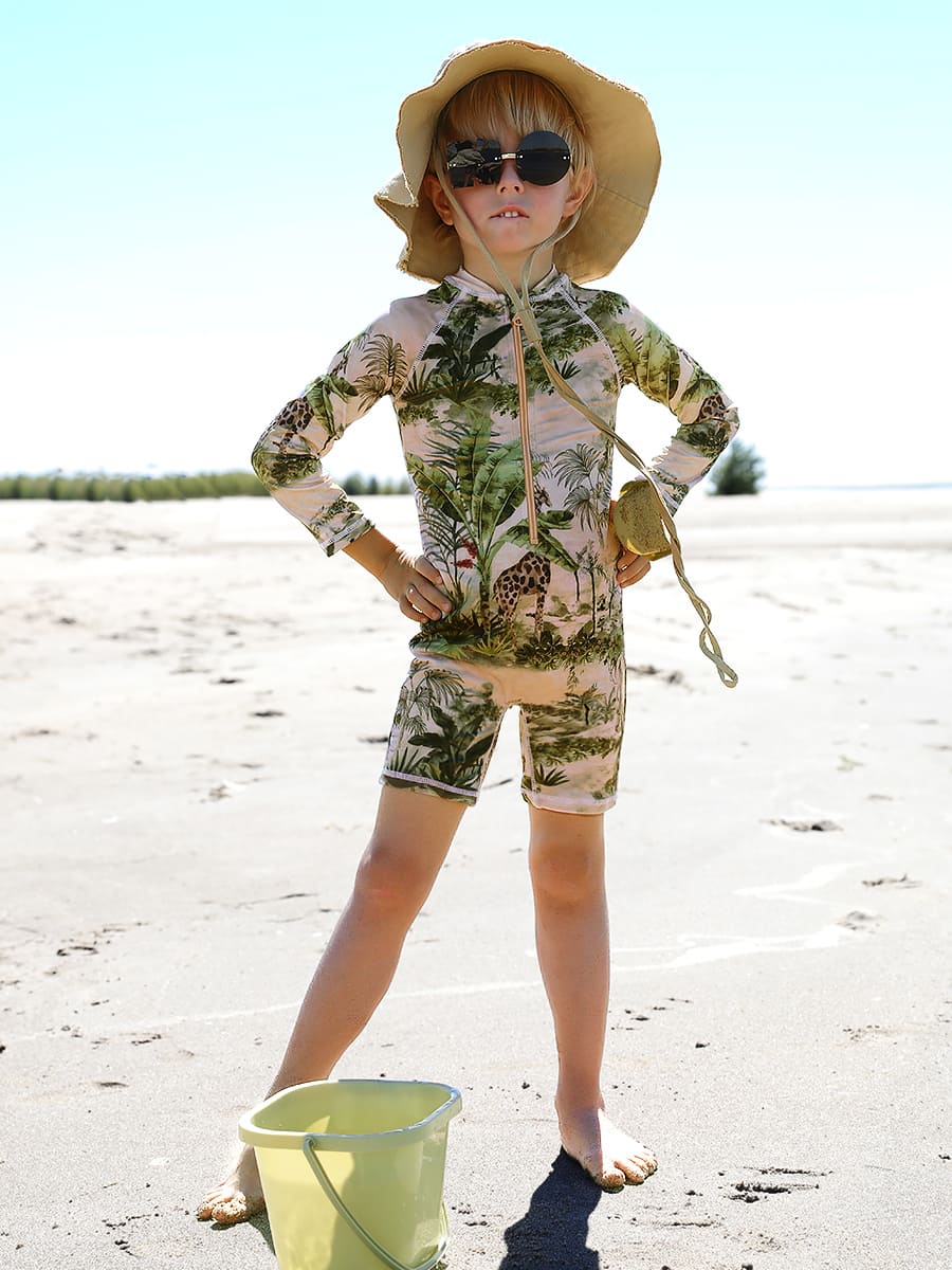 Купальный комбинезон Соль и Перец SP2603беж - фото 2