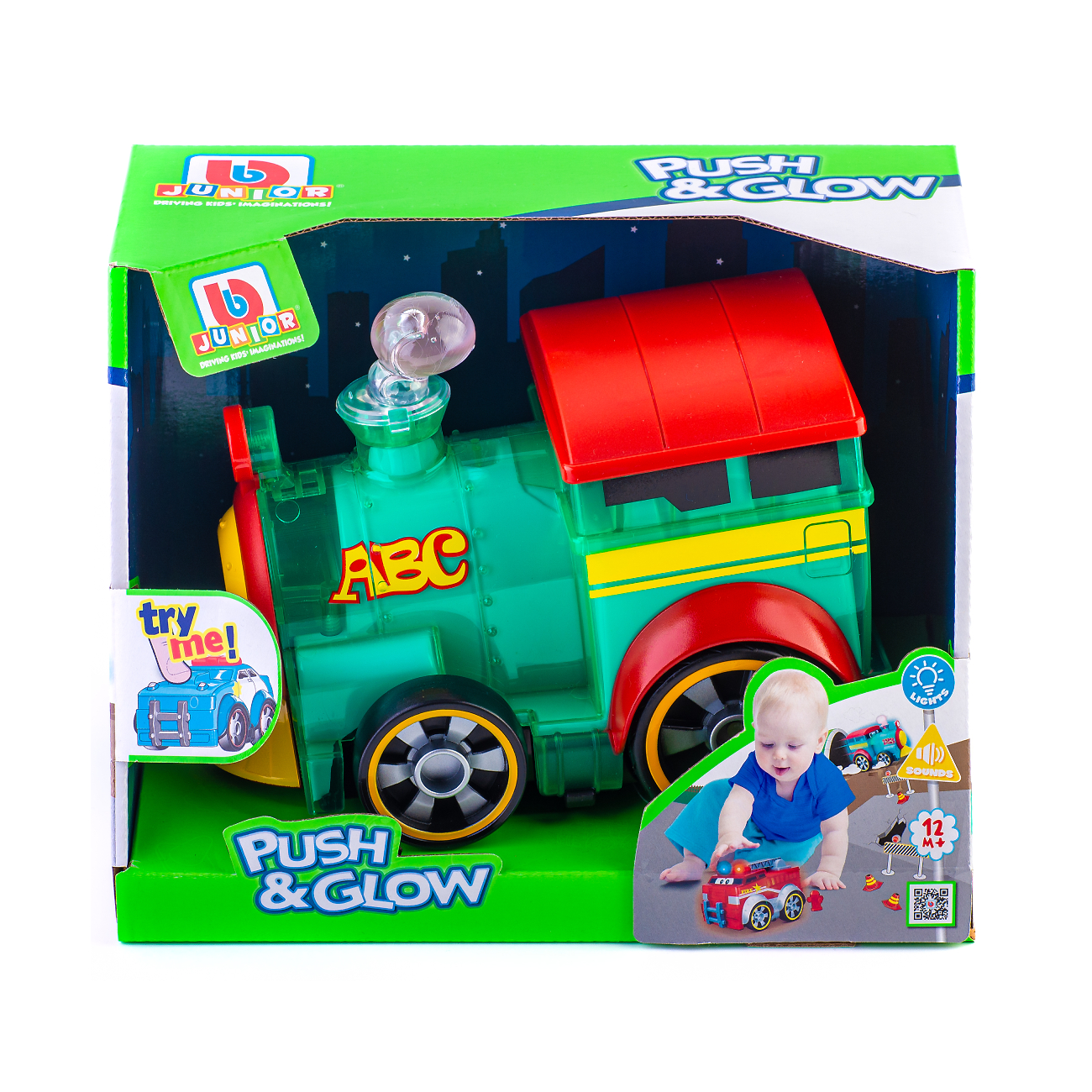 Поезд Bburago Junior Push and glow - фото 7