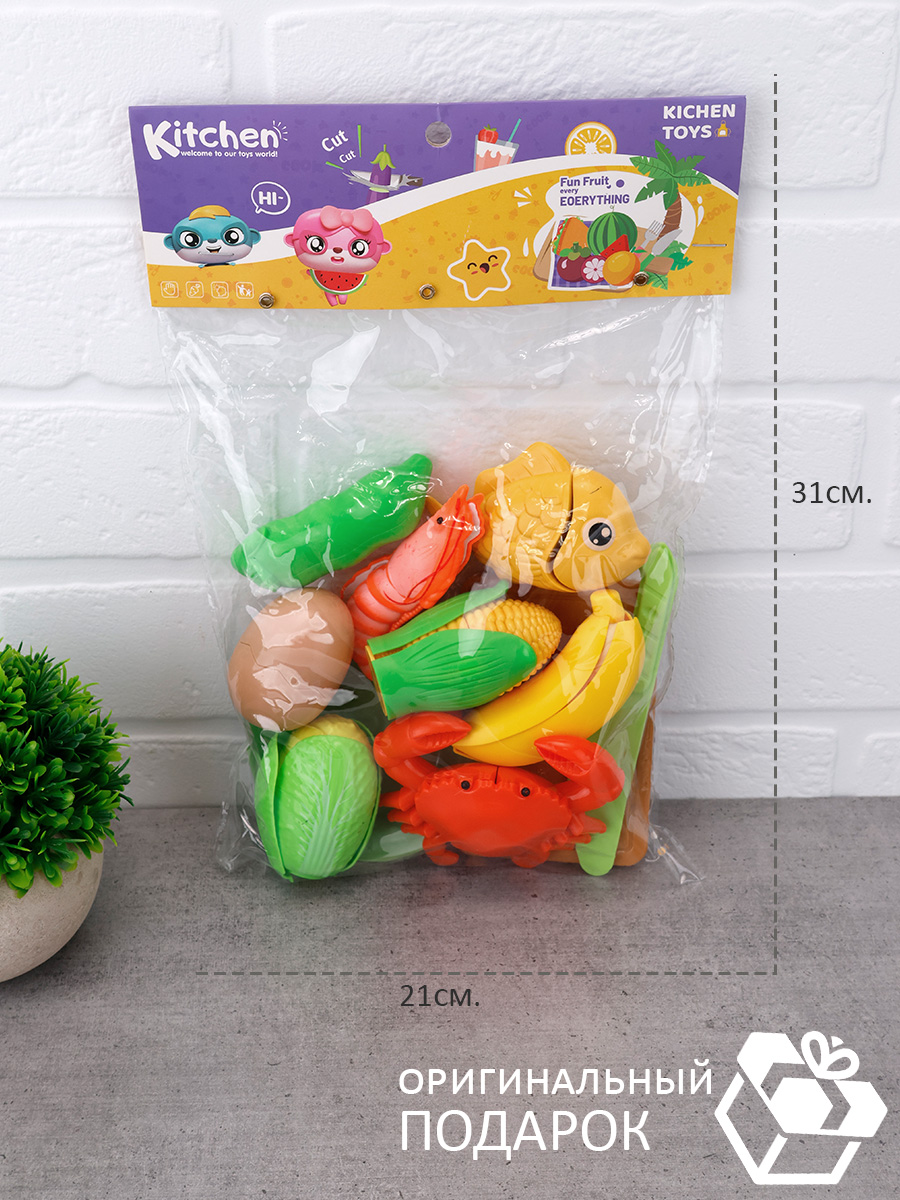Игрушка TIPTOPOLIS Продукты 12 предм. - фото 6