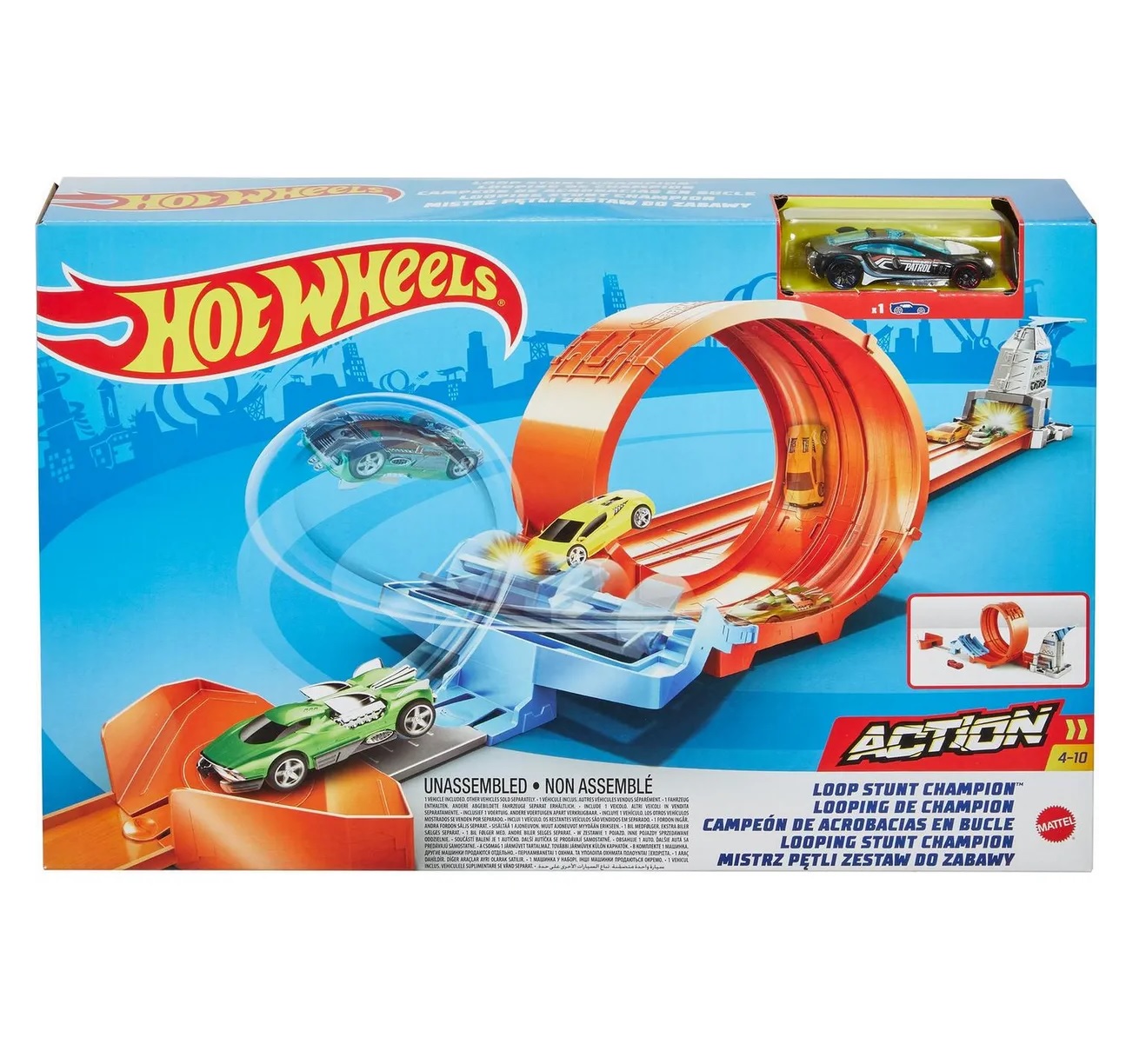 Трек Mattel Hot Wheels Мертвая петля GTV13 - фото 1