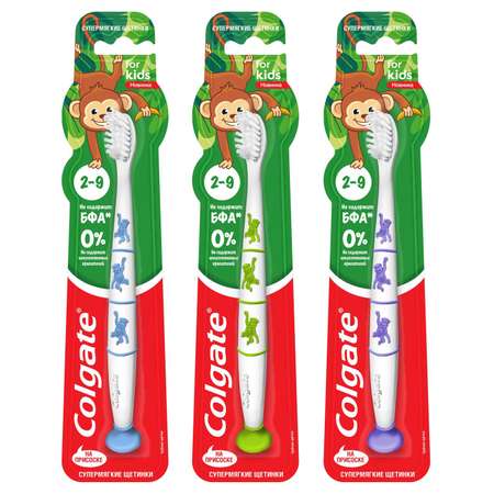 Зубная щетка Colgate супермягкая 2-9лет в ассортименте 61011740