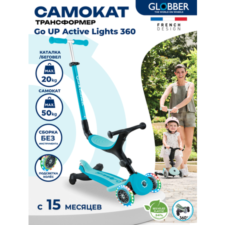 Самокат Globber трехколесный
