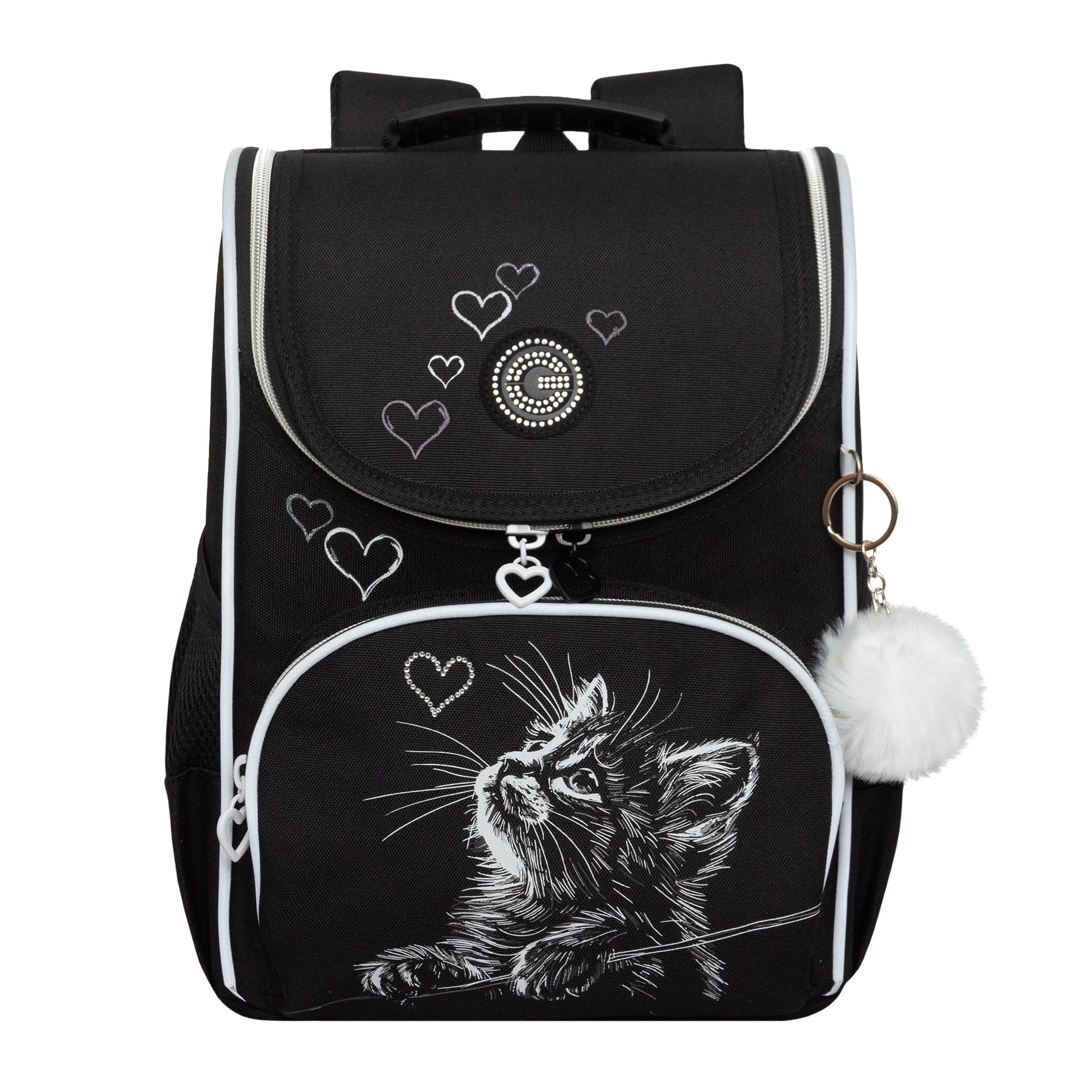 Ранец Grizzly Котик - фото 1