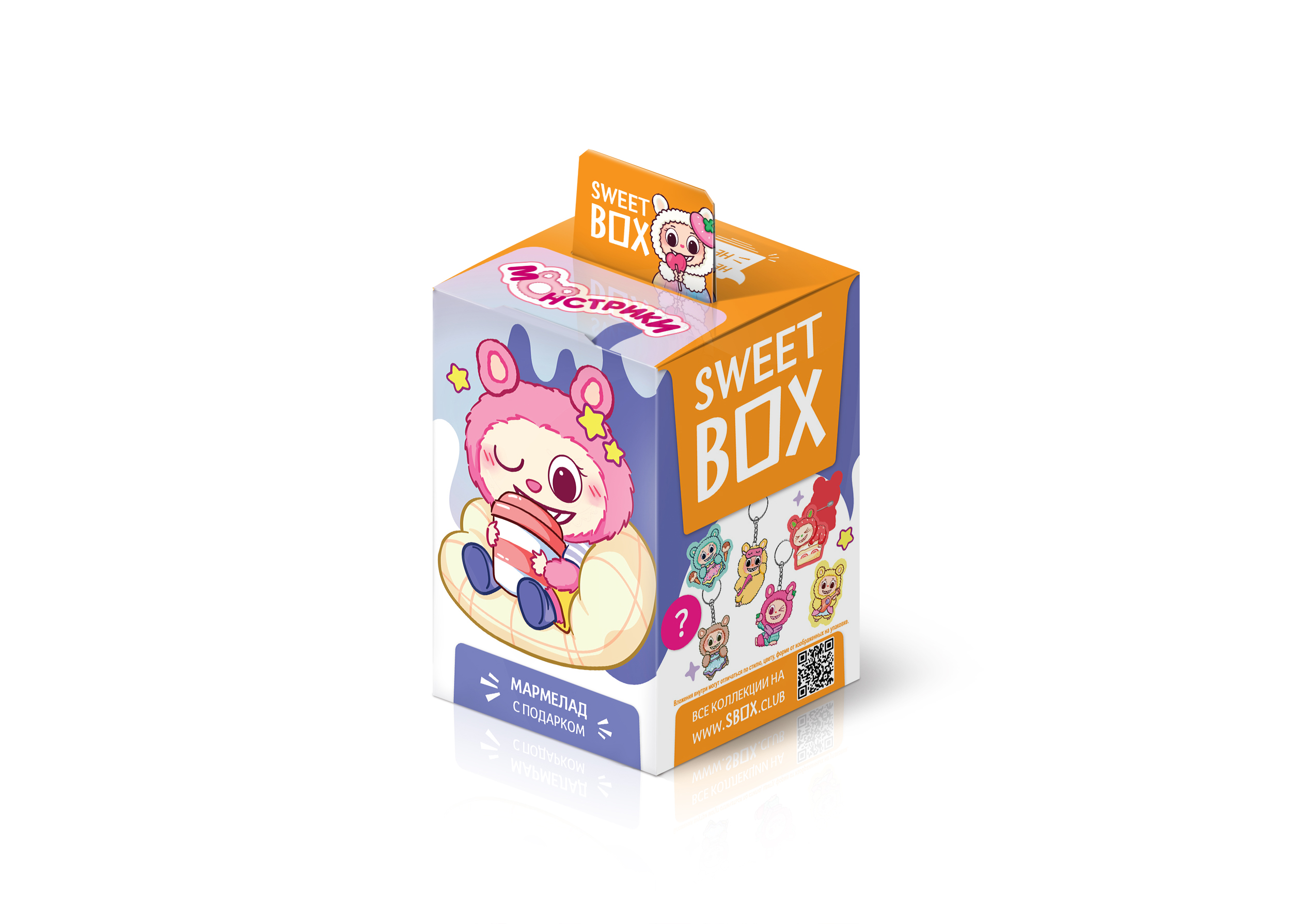 Мармелад с подарком Sweet box в коробочке 10г в ассортименте - фото 3