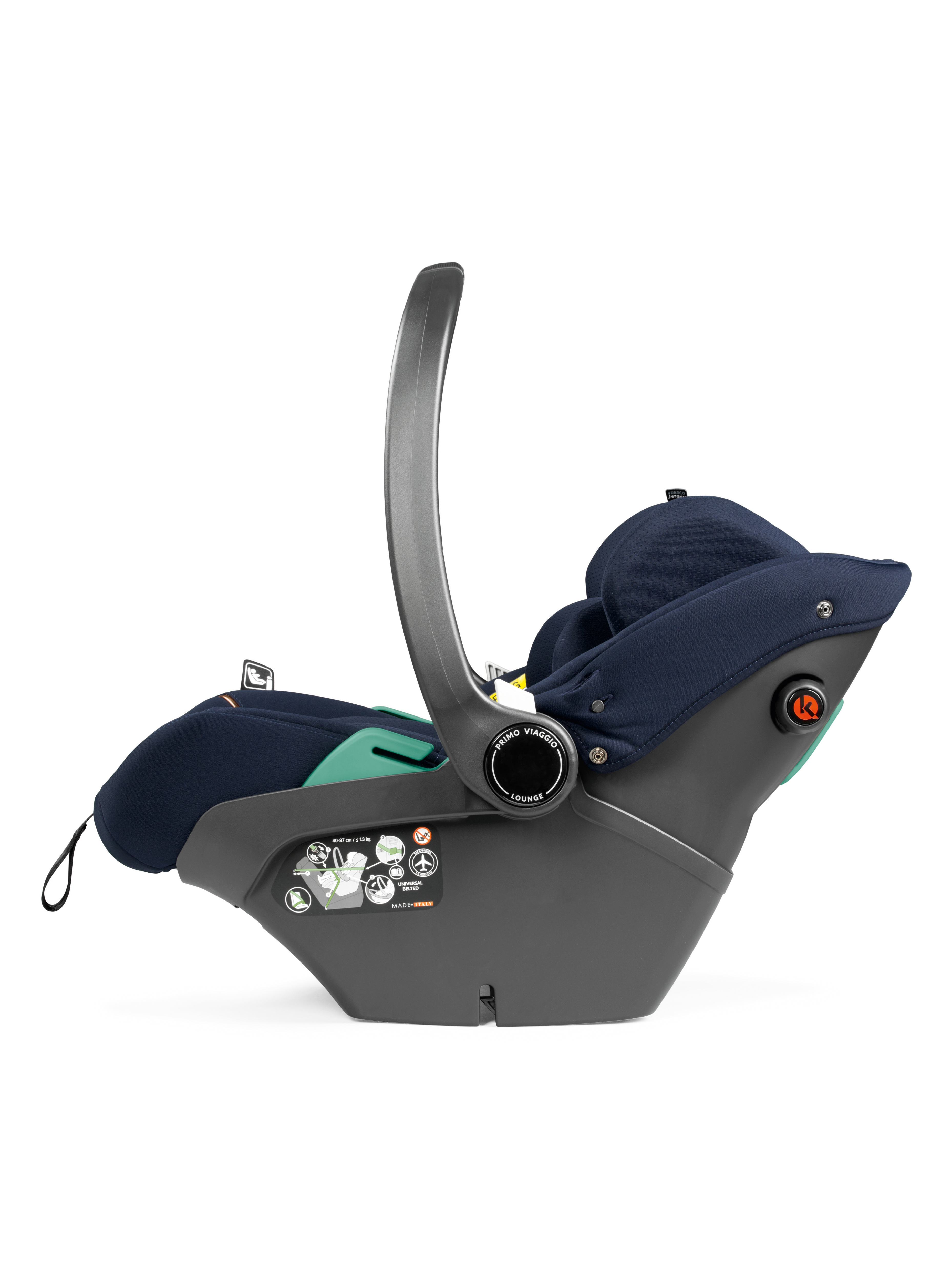 Автокресло Peg-Perego Lounge 0 (0 -13 кг) синий - фото 4