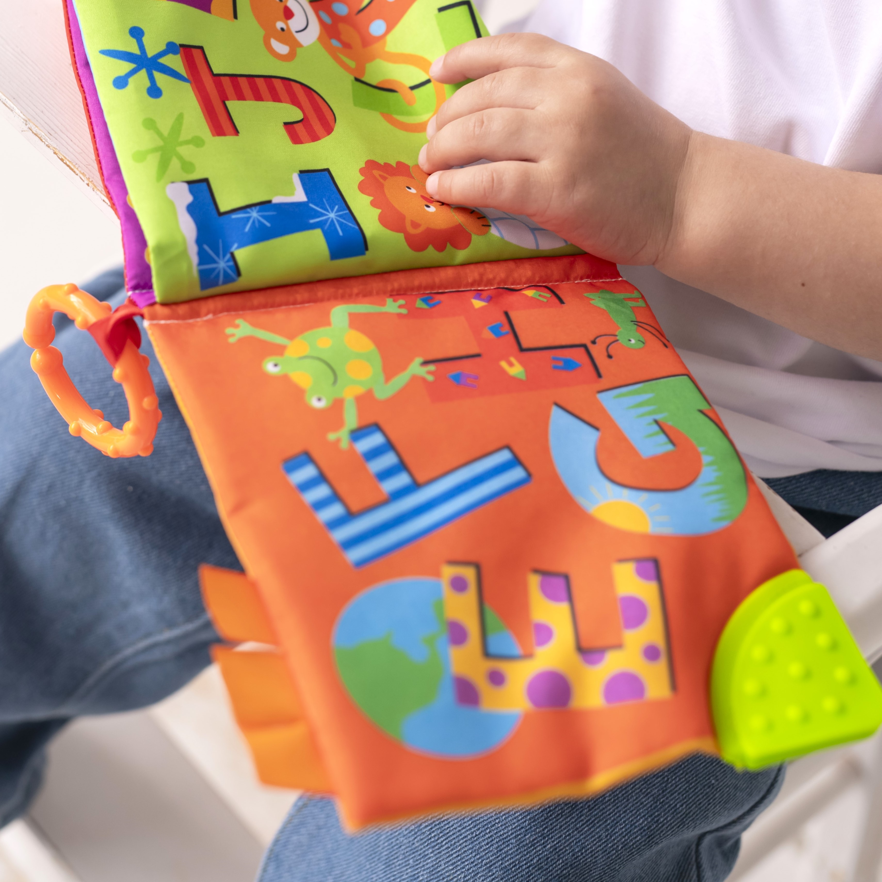 Игрушка Uviton книжка шуршалка с прорезывателем в ассортименте - фото 16