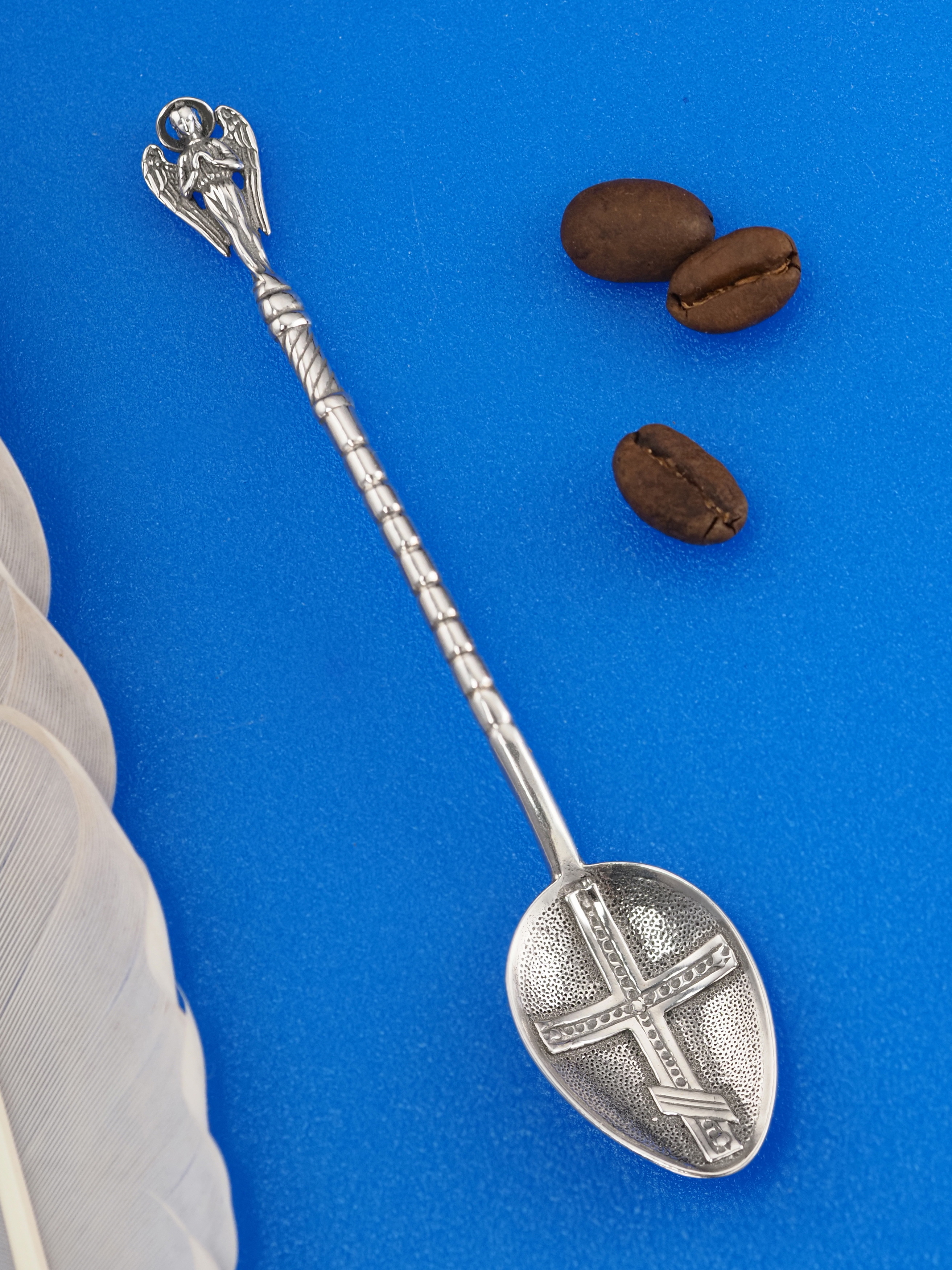 Серебряная ложка Serebro Store Ангелочек - фото 3