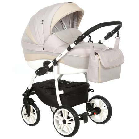 Коляска 2в1 Indigo Indigo 01 бежевый