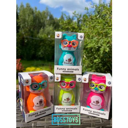 Игрушка BOSSTOYS Белочка заводная в ассортименте