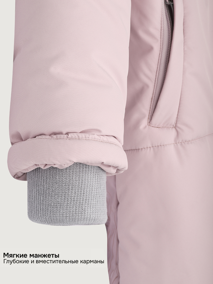 Пальто NIKASTYLE 6з9225 пудра - фото 8